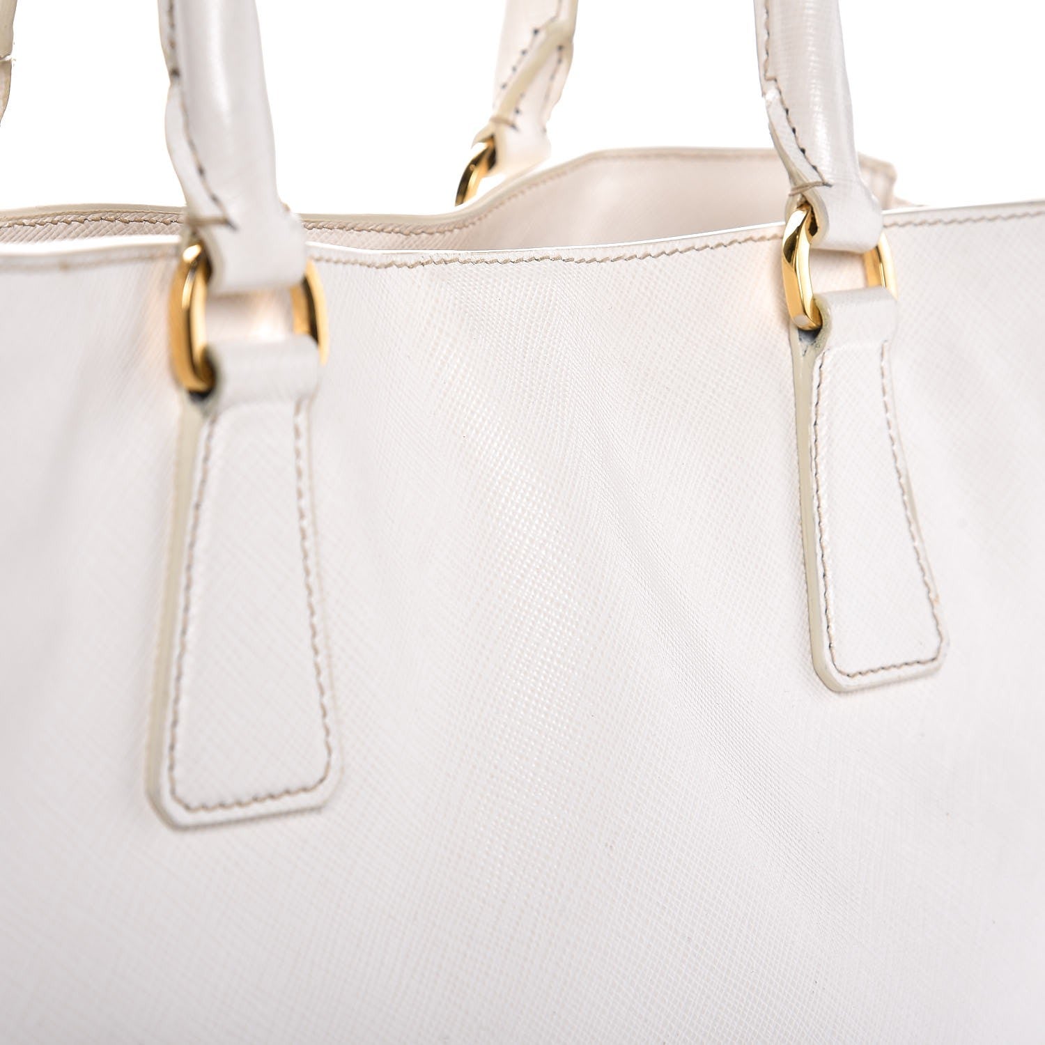 Prada Saffiano Lux Medium Tote Talco 25 of 29