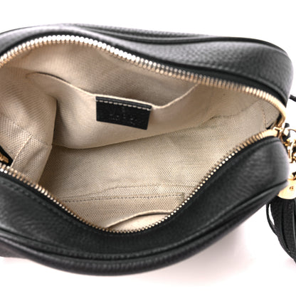 Gucci Pebbled Calfskin Small Soho Disco Bag Black 5 of 15
