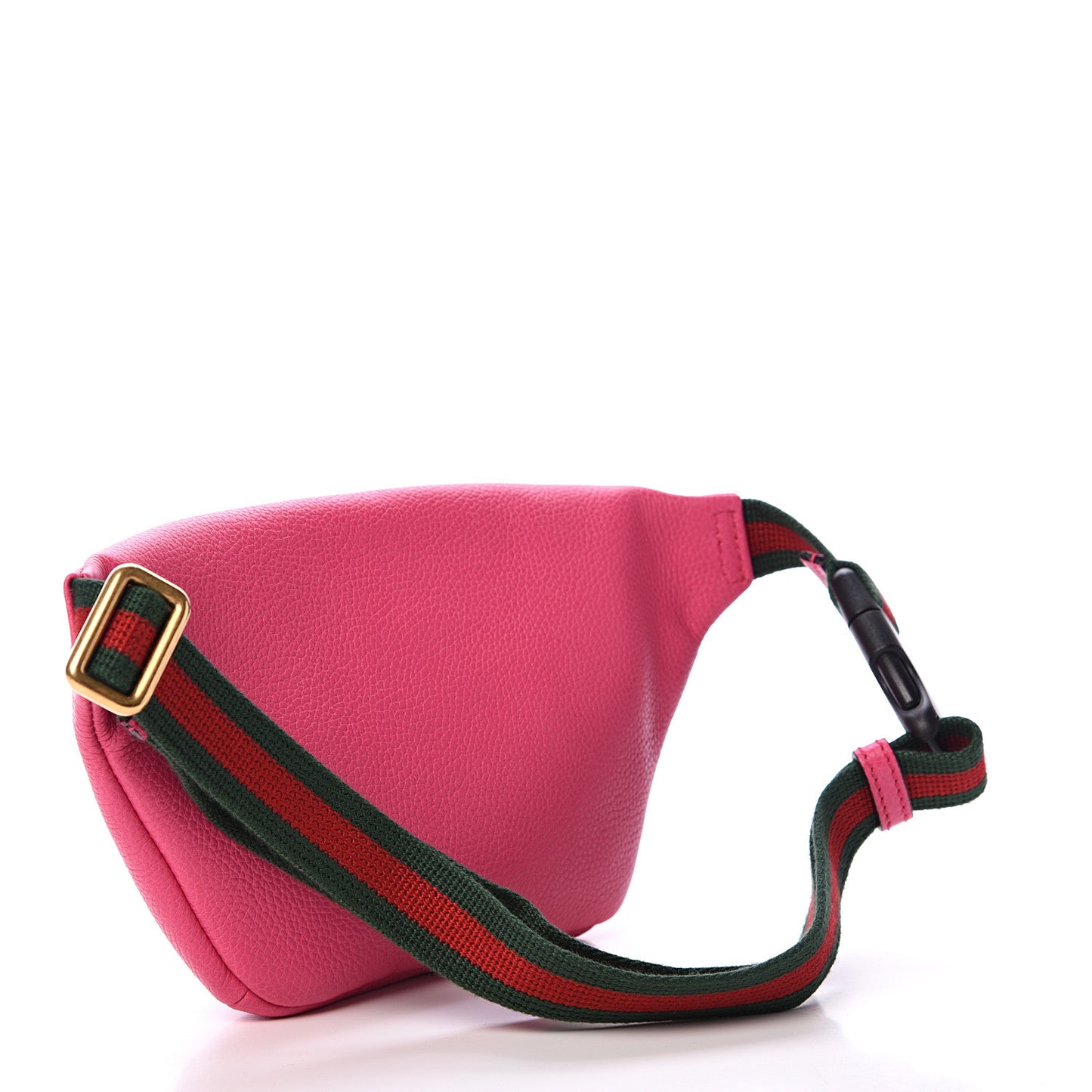 Grained Calfskin Small Logo Belt Bag Box Pink Green