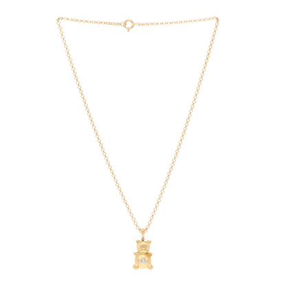 Buccellati 18K Yellow Gold Diamond Bubu Necklace 3 of 4