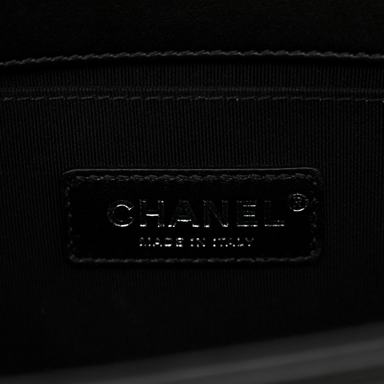 Chanel Lambskin Quilted Medium Boy Flap Black 6 of 10