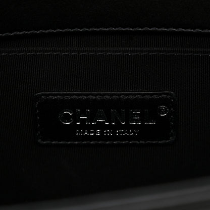 Chanel Lambskin Quilted Medium Boy Flap Black 6 of 10