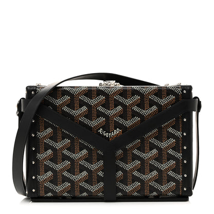 Goyard Goyardine Minaudiere Trunk Bag Black 1 of 14