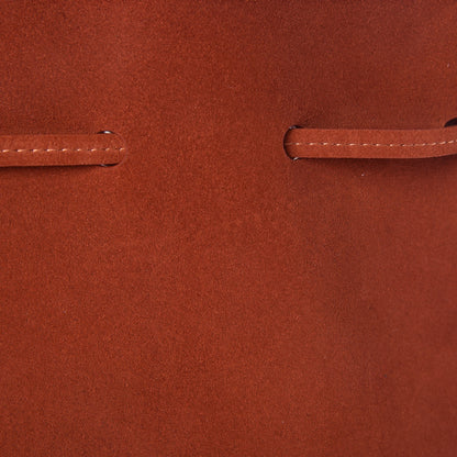 Mansur Gavriel Suede Bucket Bag Brick 9 of 14