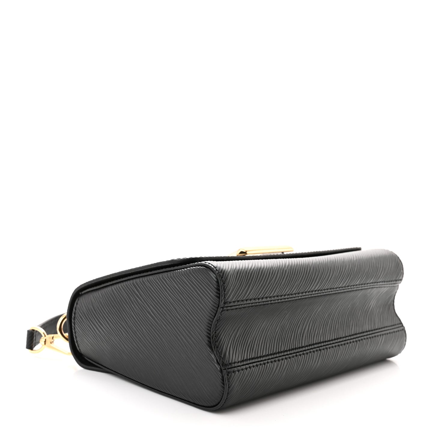 Epi Twist Top Handle Shoulder Bag MM Black