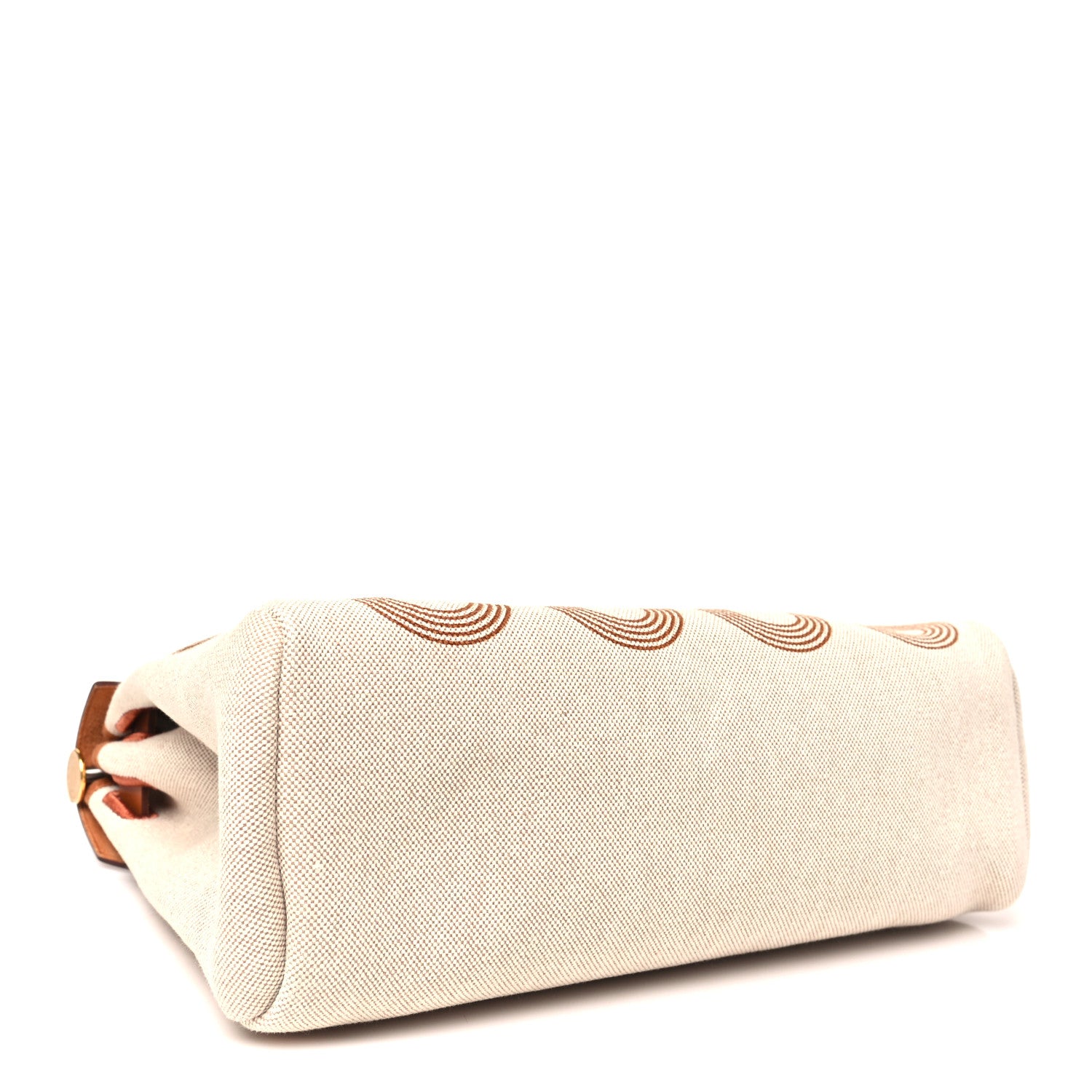 Hermes H Plume Canvas Vache Hunter Circuit 24 Herbag Zip Retourne 31 Naturel 5 of 11