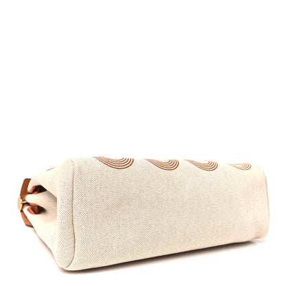 Hermes H Plume Canvas Vache Hunter Circuit 24 Herbag Zip Retourne 31 Naturel 5 of 11