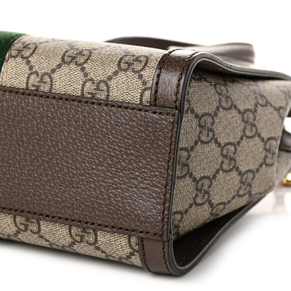 Gucci GG Supreme Monogram Small Ophidia Tote Bag Brown 10 of 10