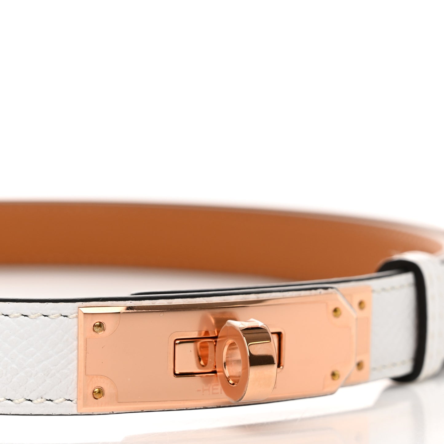 Epsom Kelly Belt White