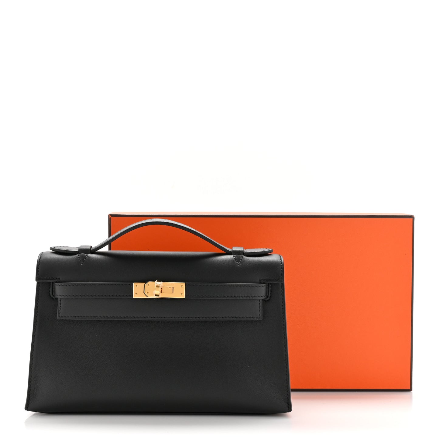 Swift Kelly Pochette Clutch Black