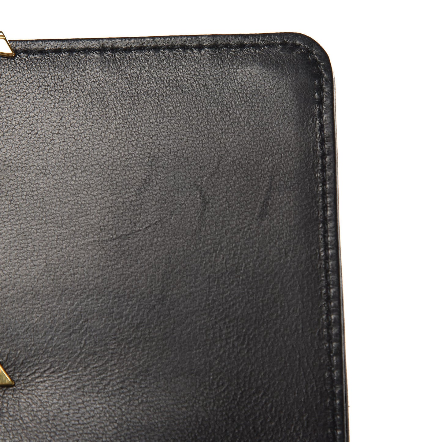 Lambskin Matelasse Monogram Small Vicky Chain Bag Black