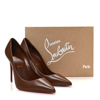 Christian Louboutin Nappa Kate 100 Pumps 38.5 Nude 6 8 of 8