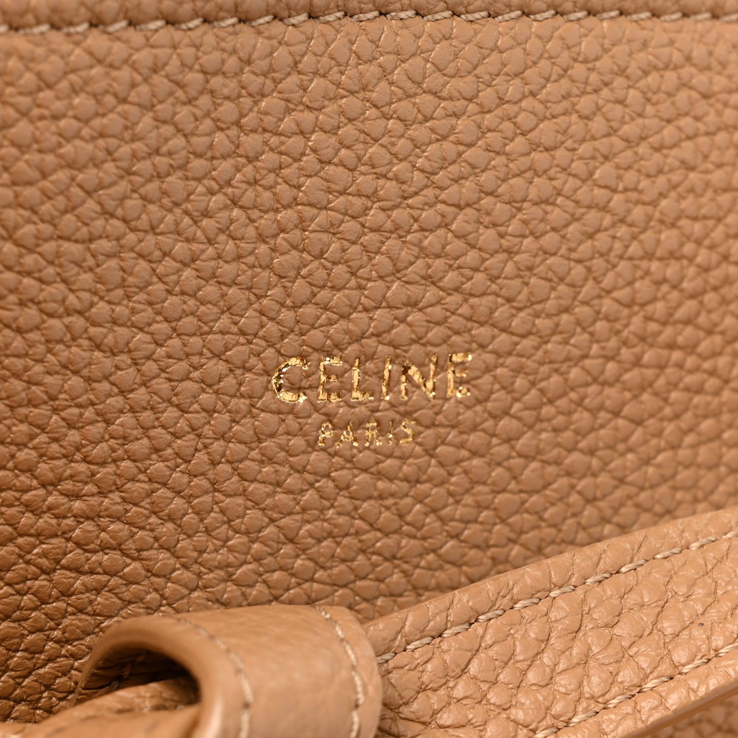 Celine Soft Grained Calfskin Small Belt Cabas Phantom Taupe 7 of 14
