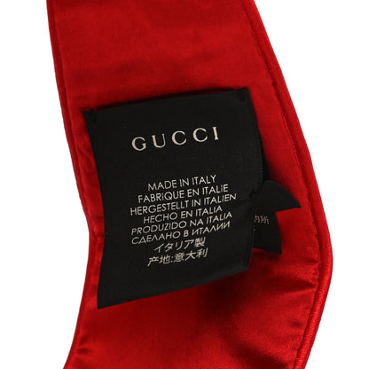 Gucci Sequin Silk Striped Headband Red Green 6 of 7