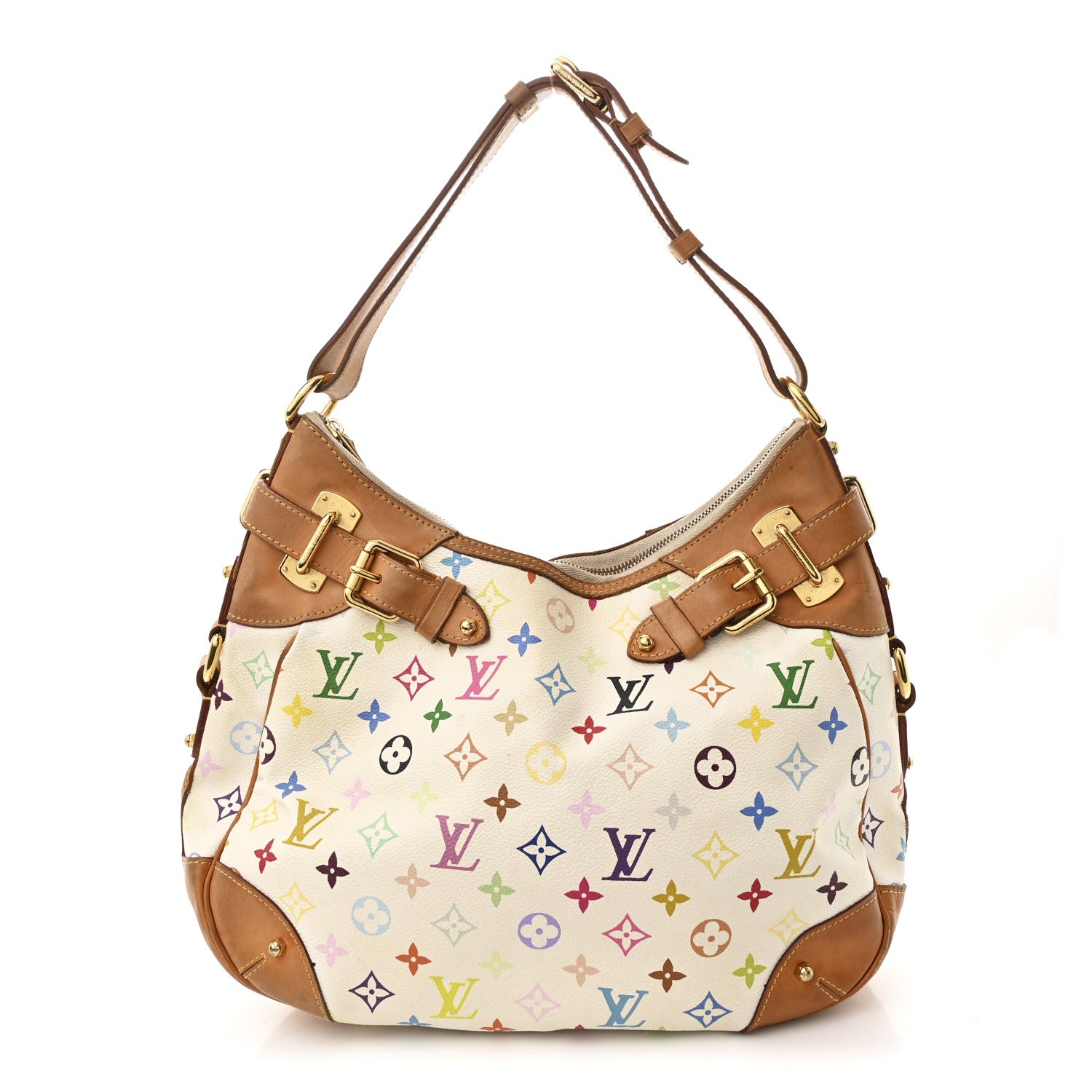 Louis Vuitton Monogram Multicolor Greta White 1 of 10