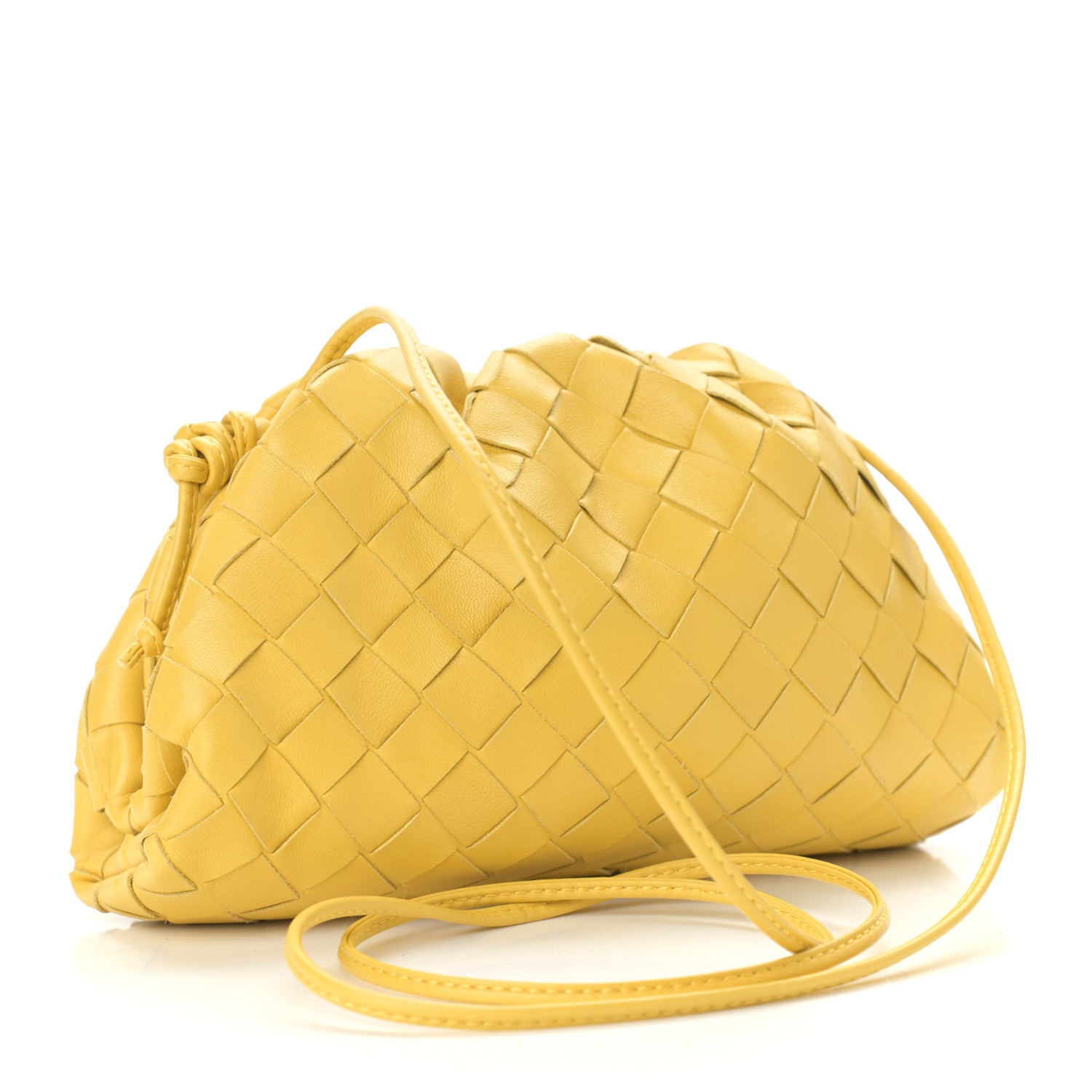 Bottega Veneta Nappa Intrecciato The Mini Pouch Buttercup 3 of 11