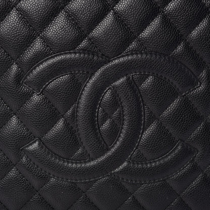 Chanel Caviar Quilted Grand Shopping Tote GST Black 11 of 13