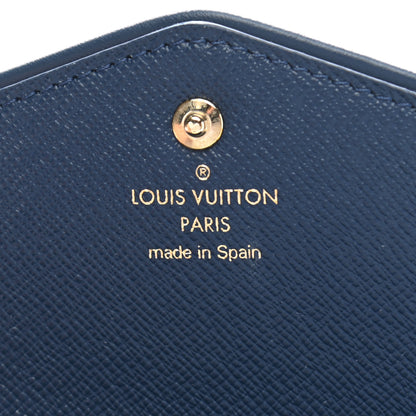 Louis Vuitton Monogram Jacquard Denim Sarah Wallet Bleu 6 of 8