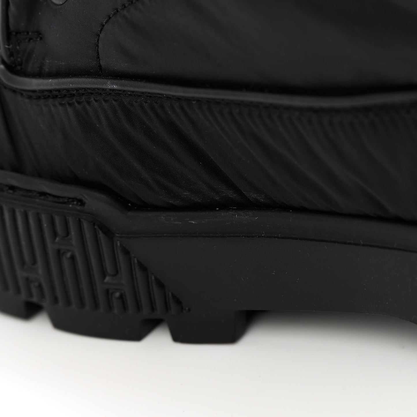 Calfskin Parachute Fresh Ankle Boots 38 Black