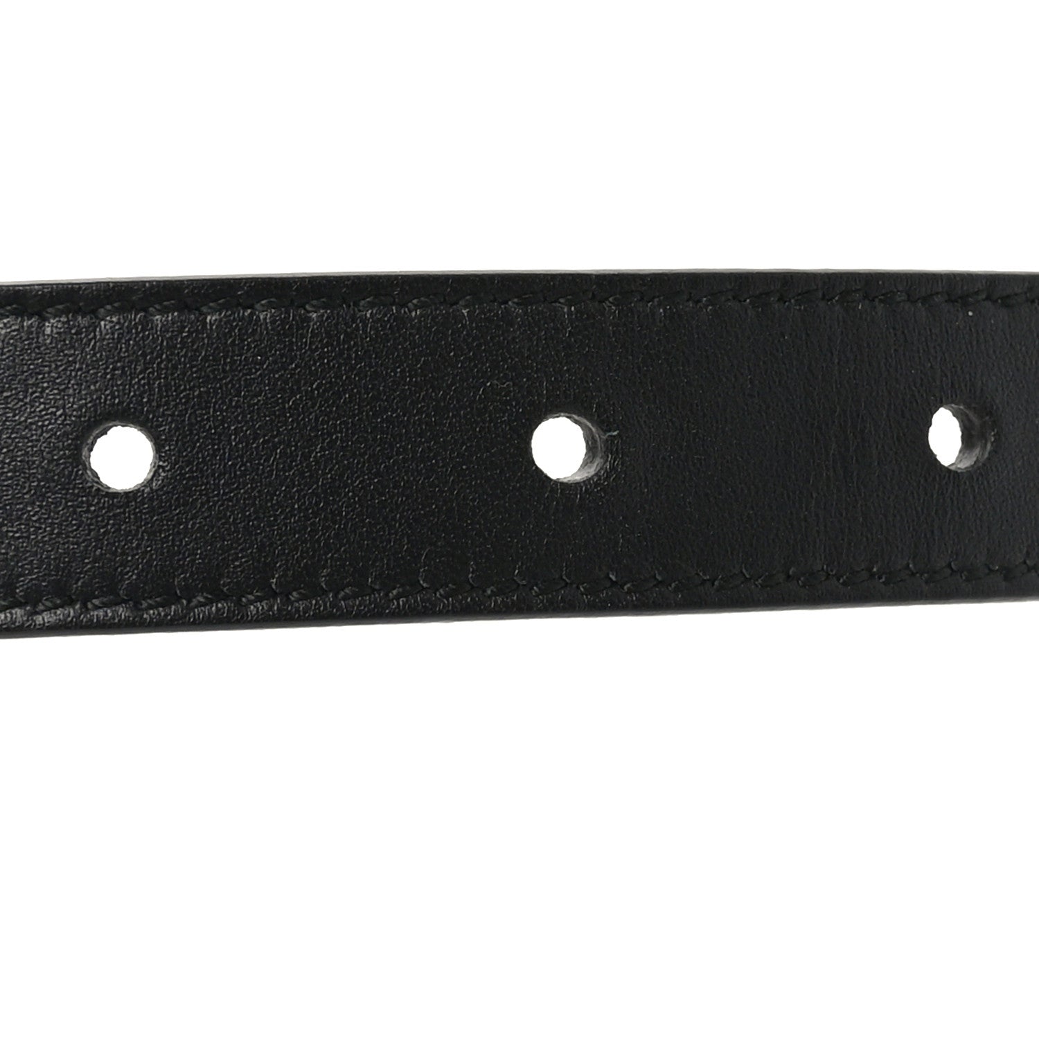 Gucci Calfskin Pearl Double G 95 38 Belt Black Cream 3 of 4