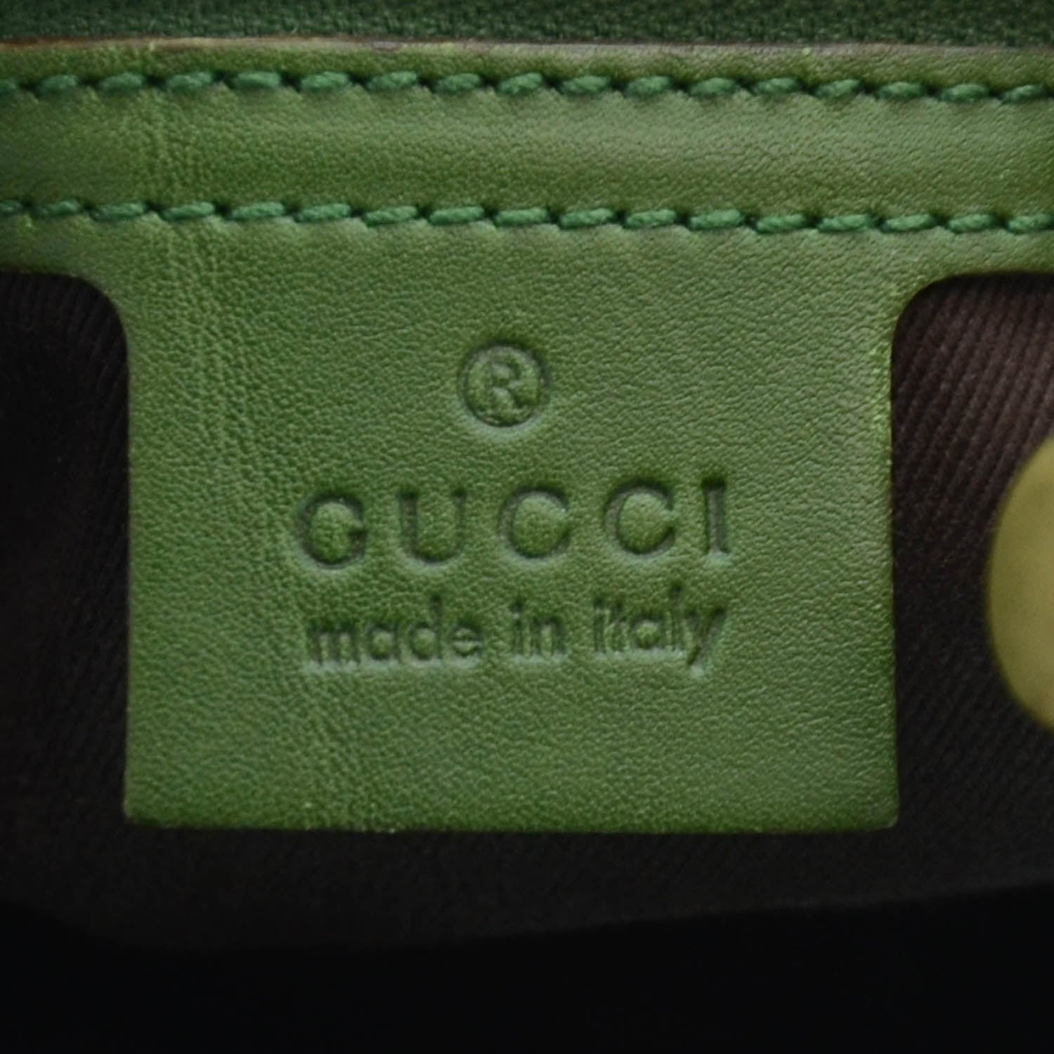Gucci Suede Monogram Web Piston Lock Jackie O Hobo Green 6 of 10