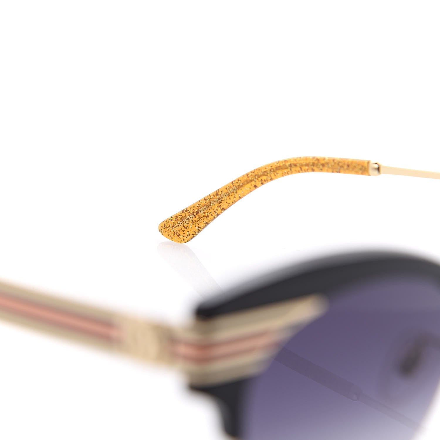 Gucci Glitter Cat Eye Sunglasses GG0283S Black 5 of 7