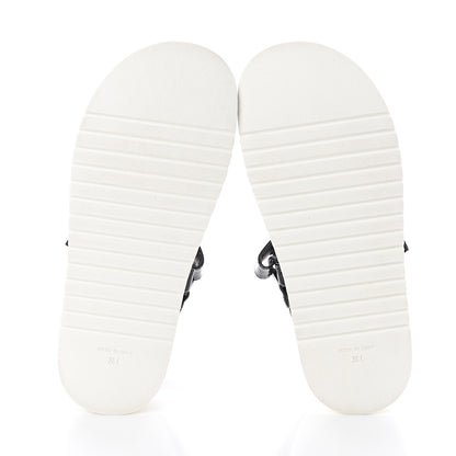 Chanel Patent CC Platform Sandals 38 Black 5 of 8