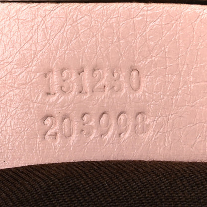 Gucci GG Monogram Medium Web Handle Bucket Tote Pink Blue 7 of 12