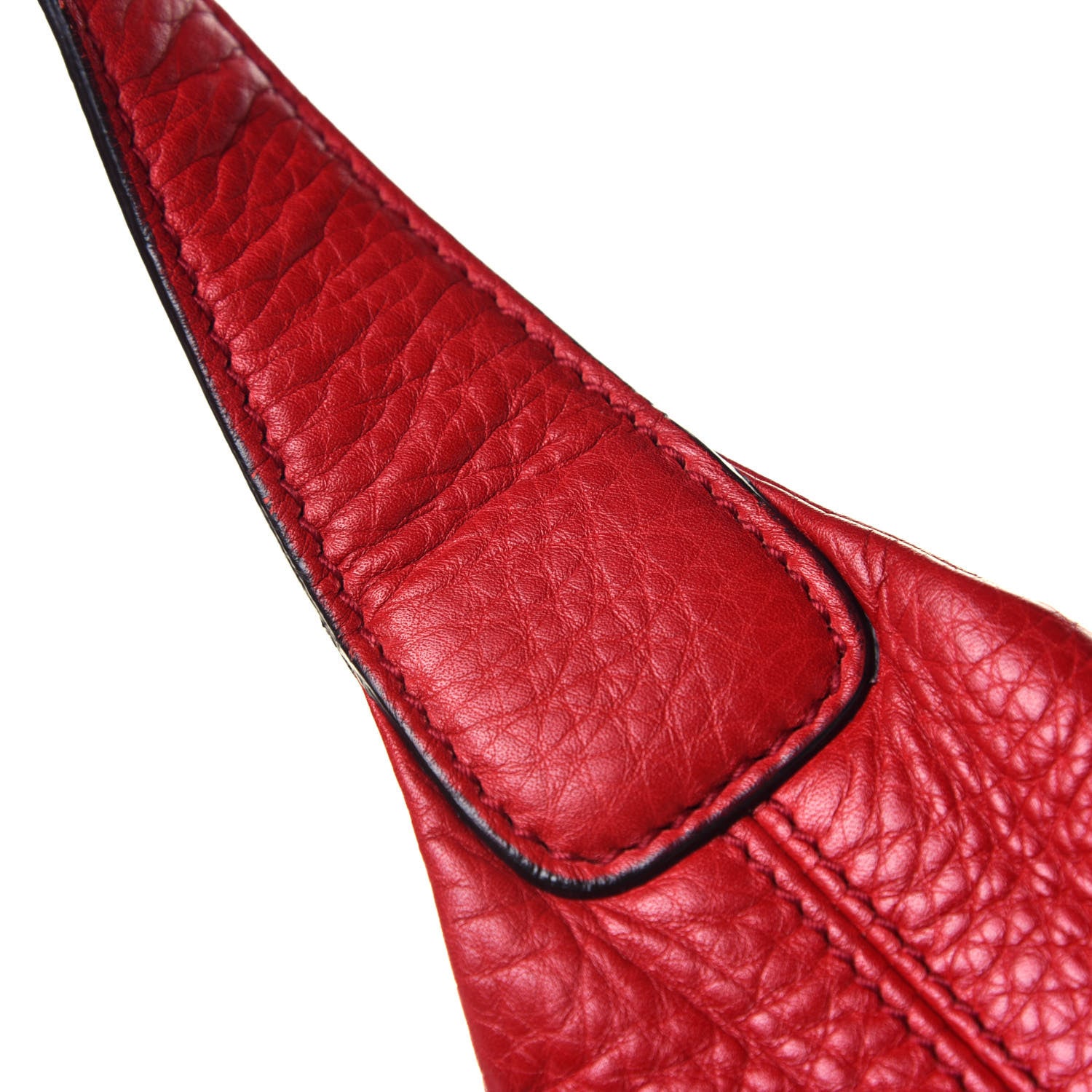 Gucci Pebbled Calfskin Large Soho Hobo Red 17 of 17