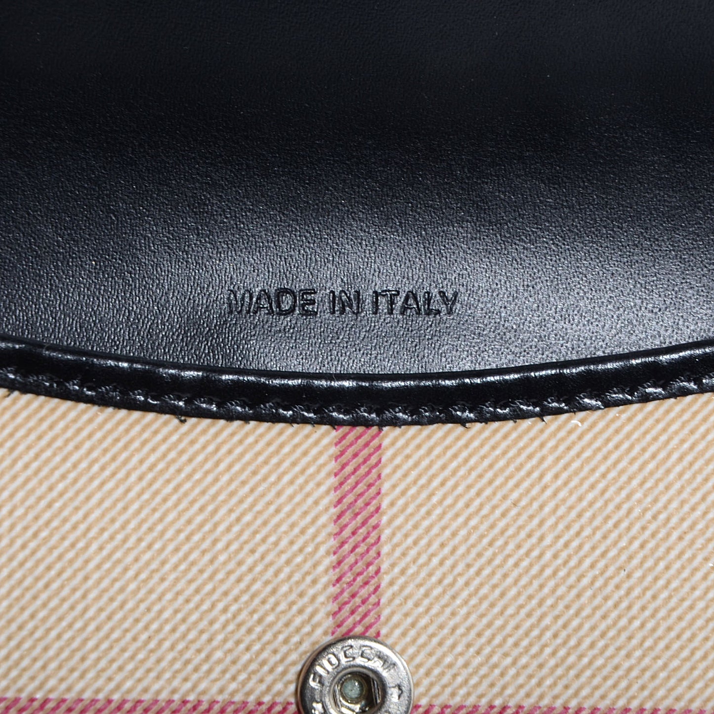 Nova Check Compact Wallet Black