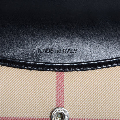 Burberry Nova Check Compact Wallet Black 7 of 8