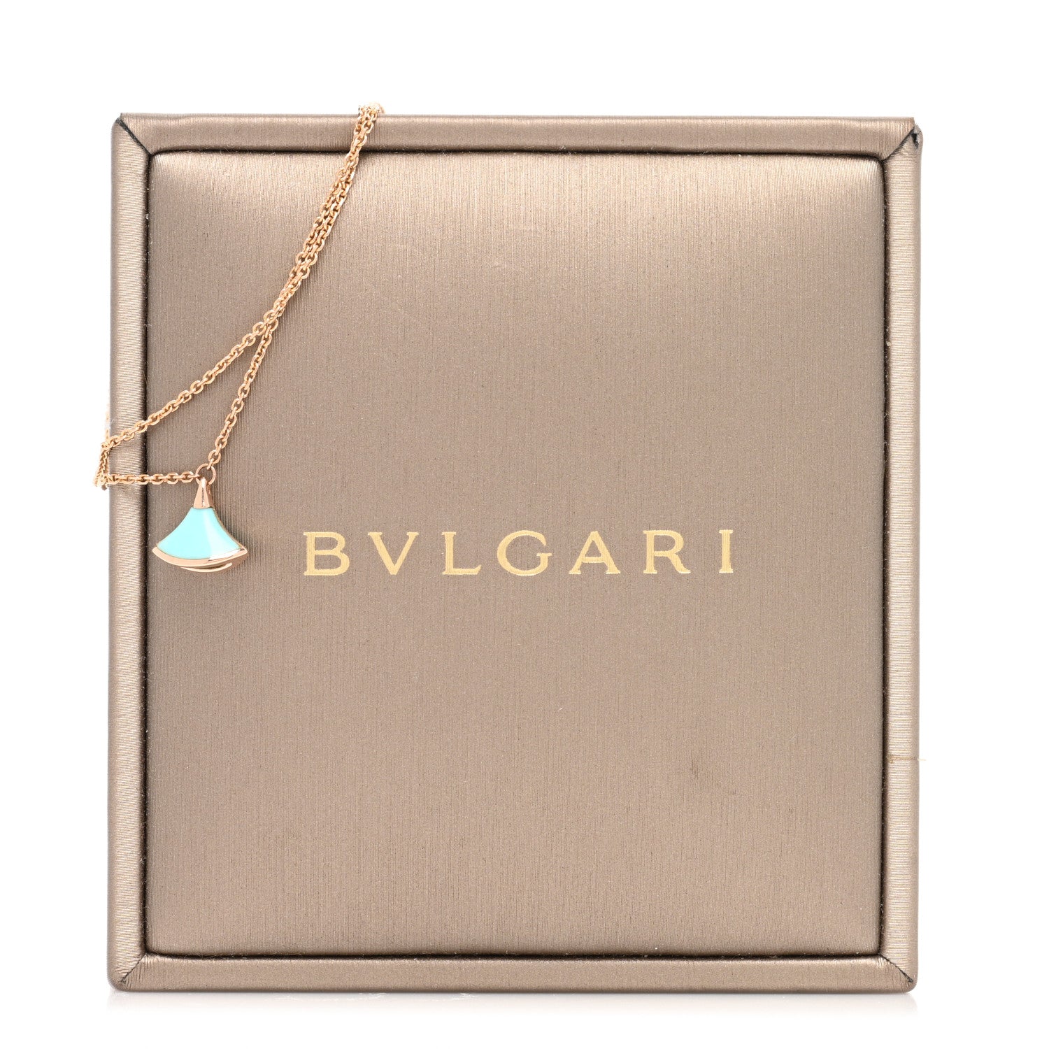Bulgari 18K Yellow Gold Turquoise Divas' Dream Bracelet 4 of 4