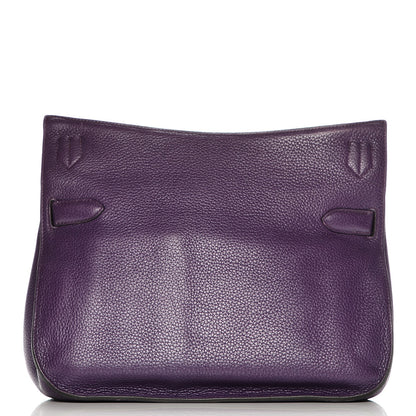 Hermes Taurillon Clemence Jypsiere 34 Ultraviolet 3 of 25