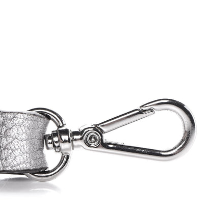 MCM Grained Calfskin Milla Double Crossbody Bag Spike Silver 10 of 13