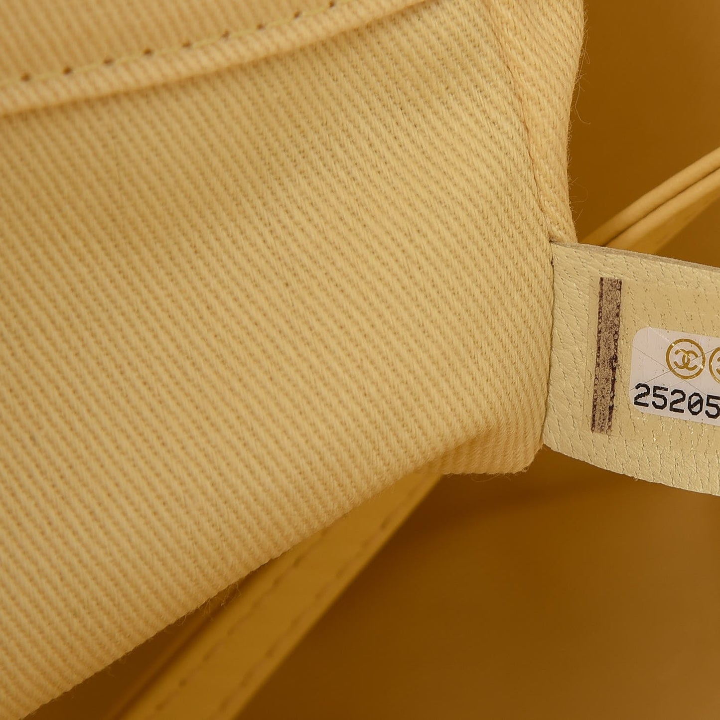 Canvas Medium Deauville Tote Light Yellow