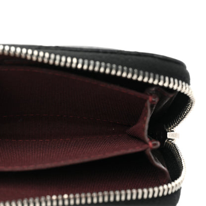 Chanel Lambskin Quilted Zip Coin Purse Black 6 of 14