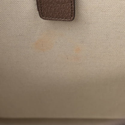 Gucci GG Supreme Monogram Medium Ophidia Double Buckle Backpack Brown 11 of 15