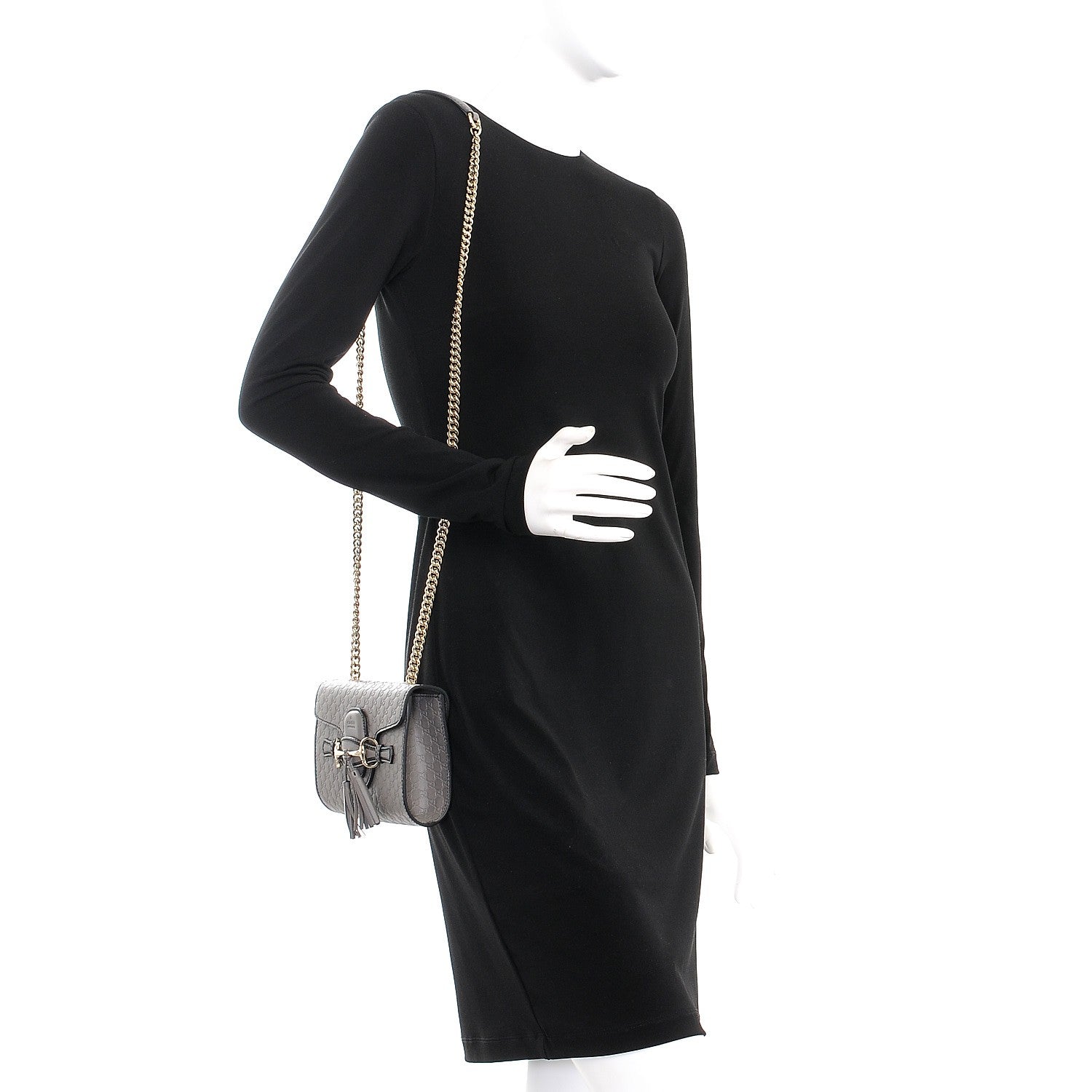 Gucci Soft Microguccissima Mini Emily Chain Shoulder Bag Loess 2 of 9
