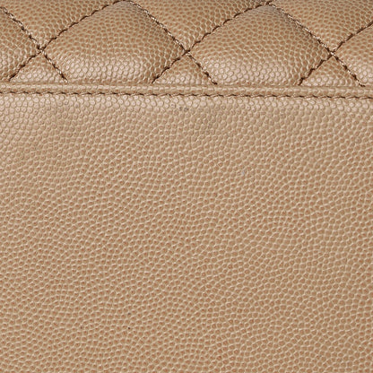 Chanel Caviar Lizard Embossed Quilted Small Coco Handle Flap Beige 11 of 12
