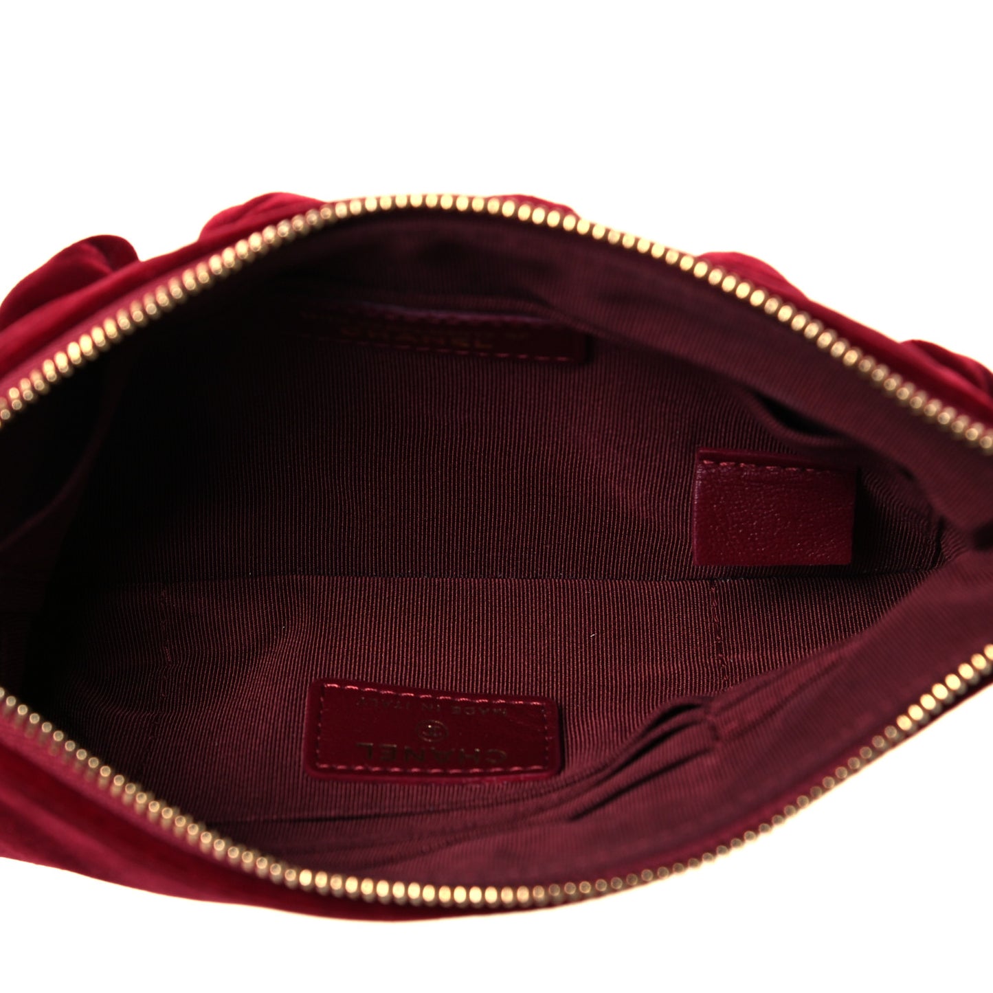 Velvet Pouch Burgundy