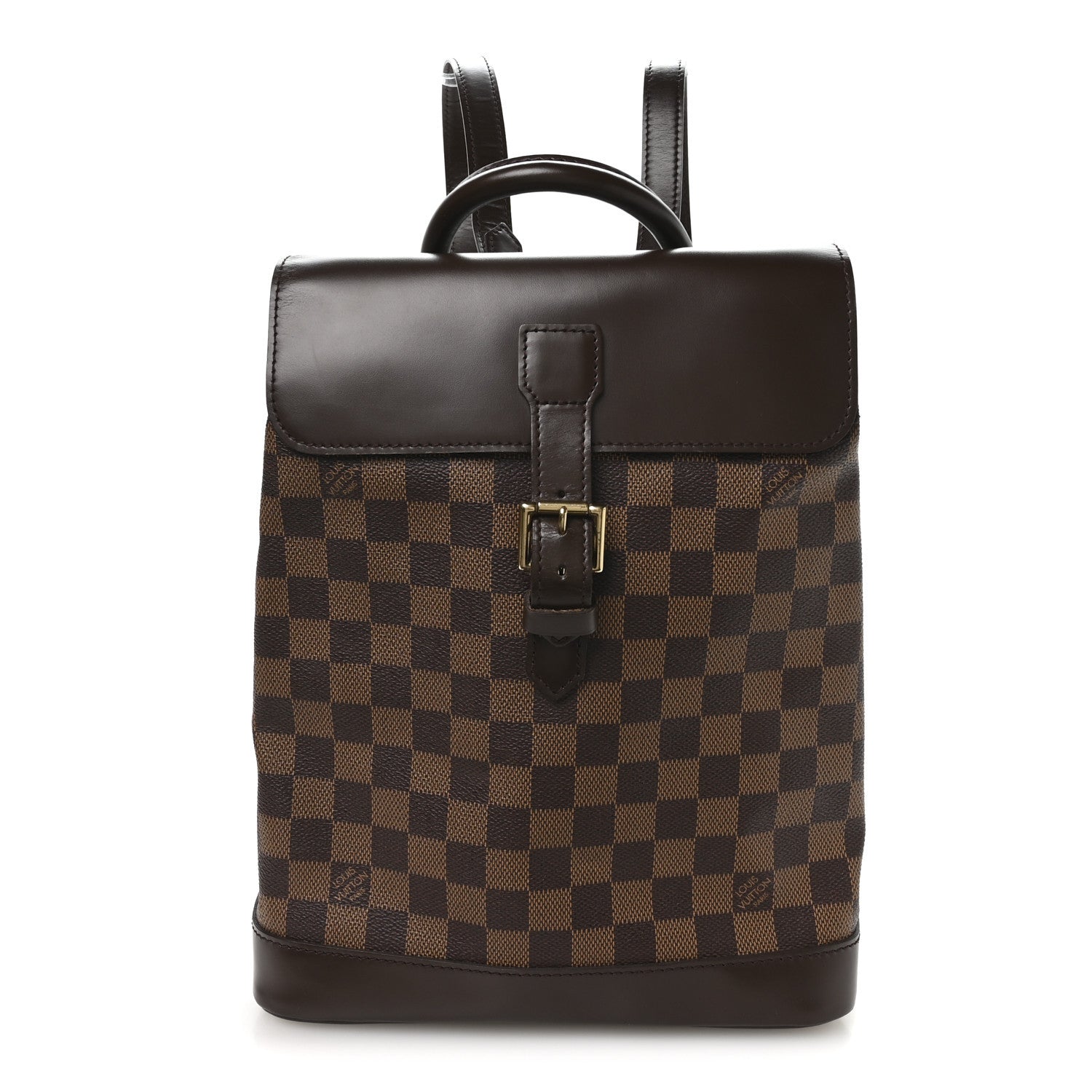 Louis Vuitton Damier Ebene Soho Backpack 1 of 9