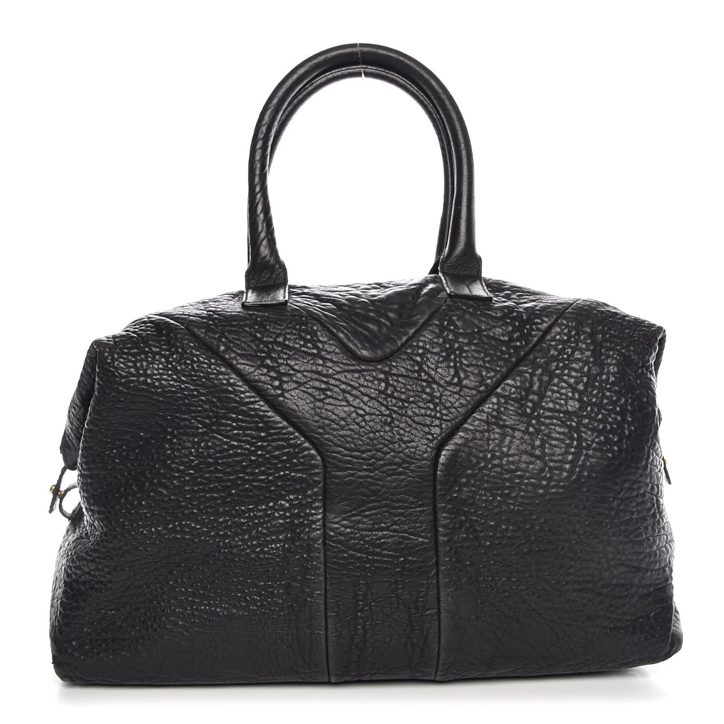 Pebbled Lambskin Medium Easy Sac Black