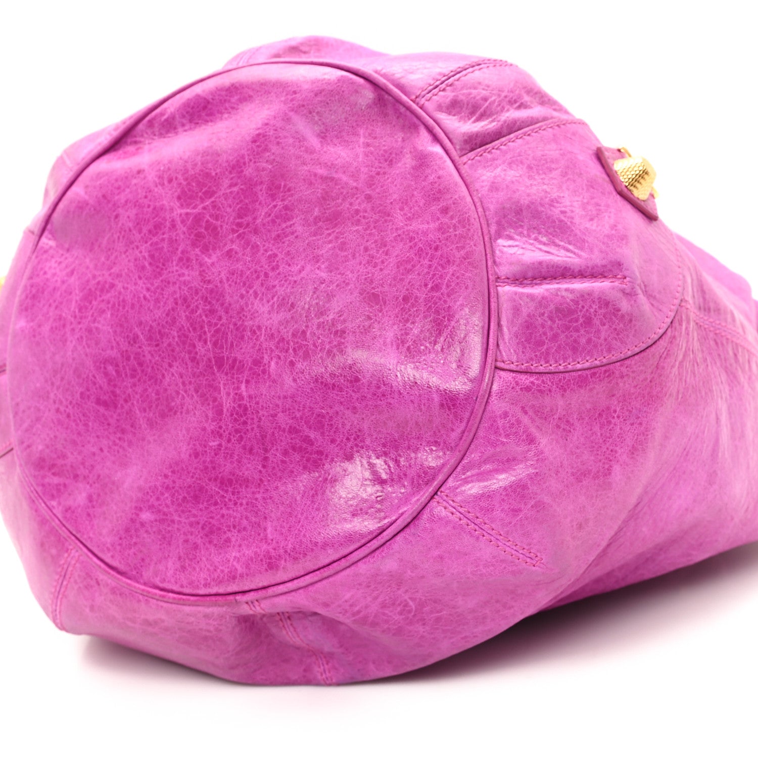 Balenciaga Agneau Giant 21 Gold Hardware Pompon Magenta 10 of 12
