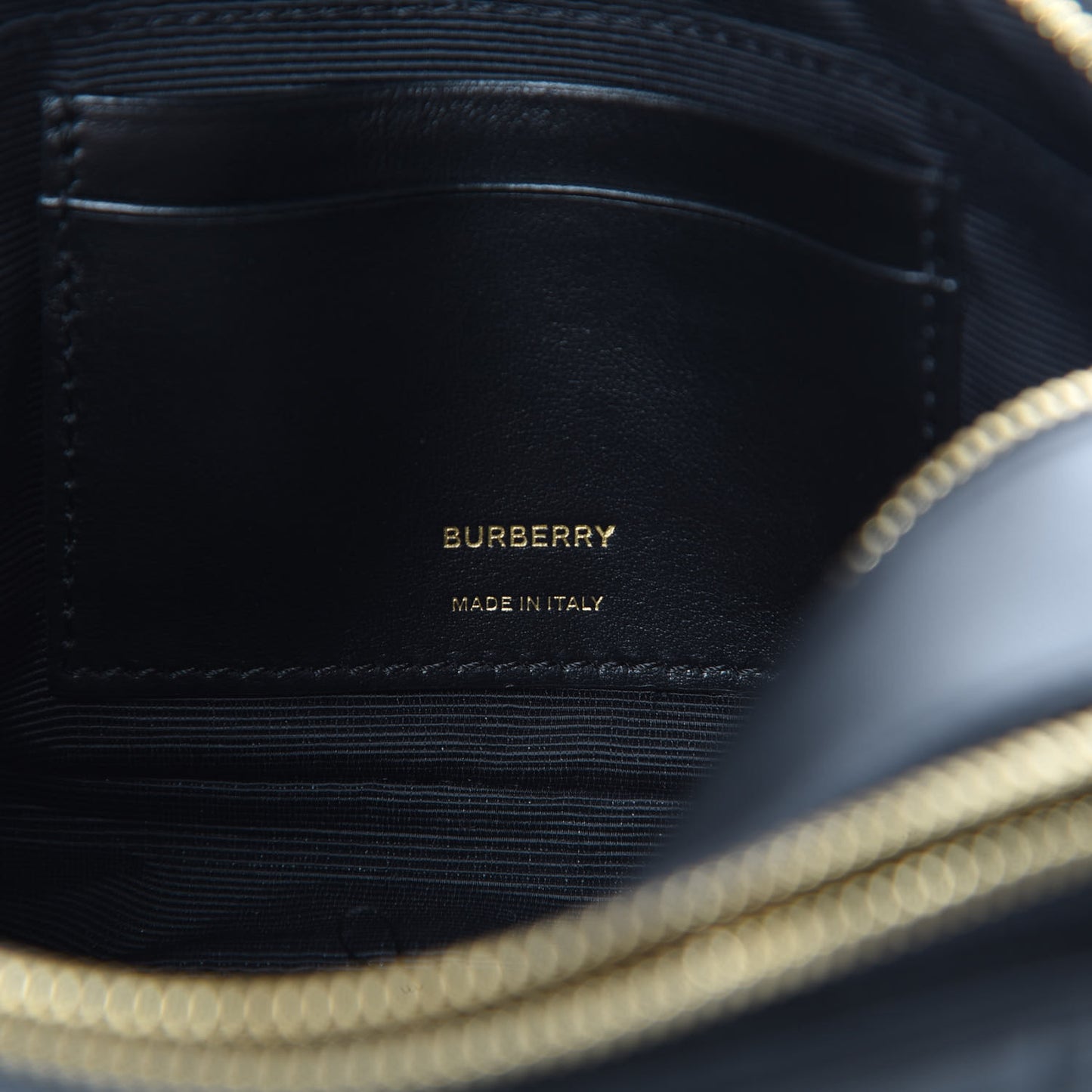 Lambskin Quilted Mini Camera Bag Black