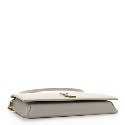 Saint Laurent Smooth Calfskin Monogram Phone Holder Crossbody Blanc Vintage 4 of 11