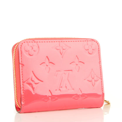 Louis Vuitton Vernis Zippy Coin Purse Wallet Rose Litchi 3 of 7