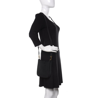 Hermes Taurillon Clemence Evelyne TPM Black 2 of 9