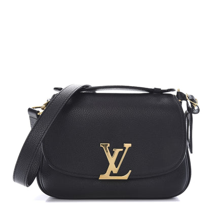 Louis Vuitton Grained Calfskin Vivienne NM Black 1 of 10