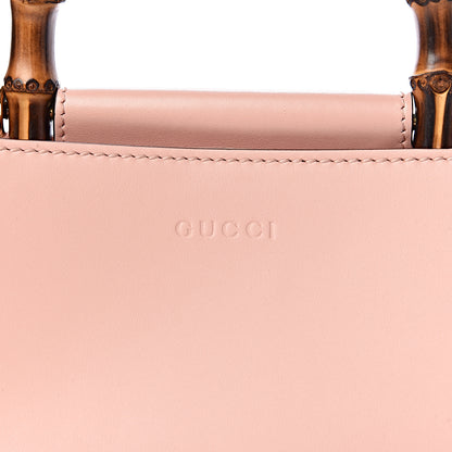 Gucci Nappa Bamboo Web Mini Nymphaea Top Handle Bag Perfect Pink Mystic White 11 of 15