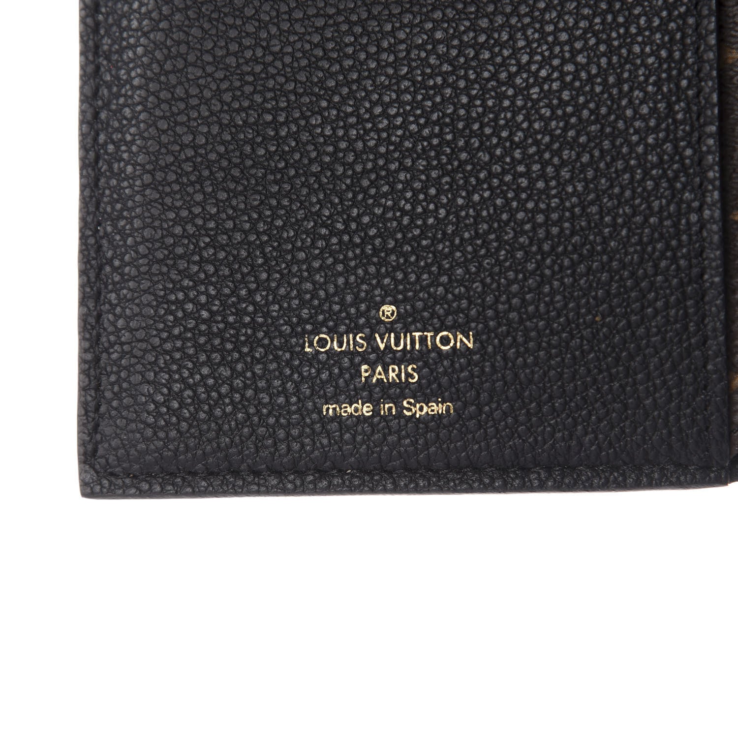 Louis Vuitton Monogram Pallas Compact Wallet Black 5 of 5